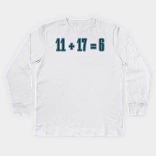 Philly Math! Kids Long Sleeve T-Shirt